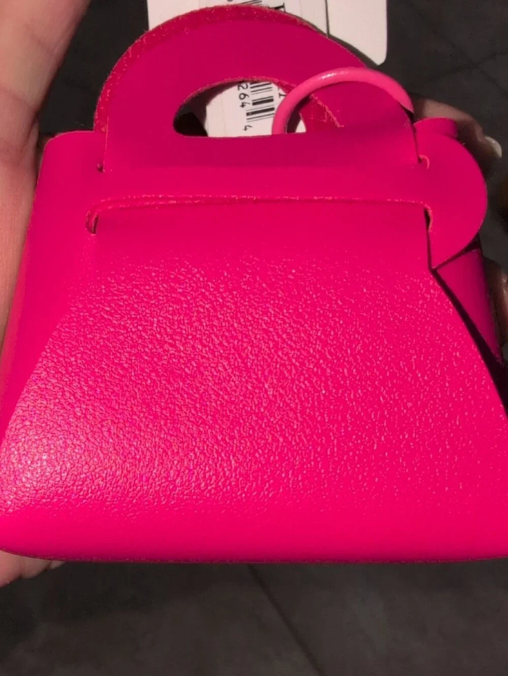 Hot Pink 'Smile'  Bag Charm By Sisi